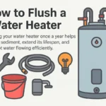 How to flush a water heater annually