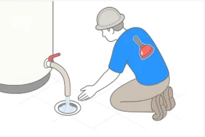 Step 5: Drain the tank