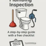 bathroom plumbing inspection