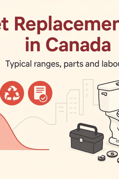 The true cost of a new toilet.